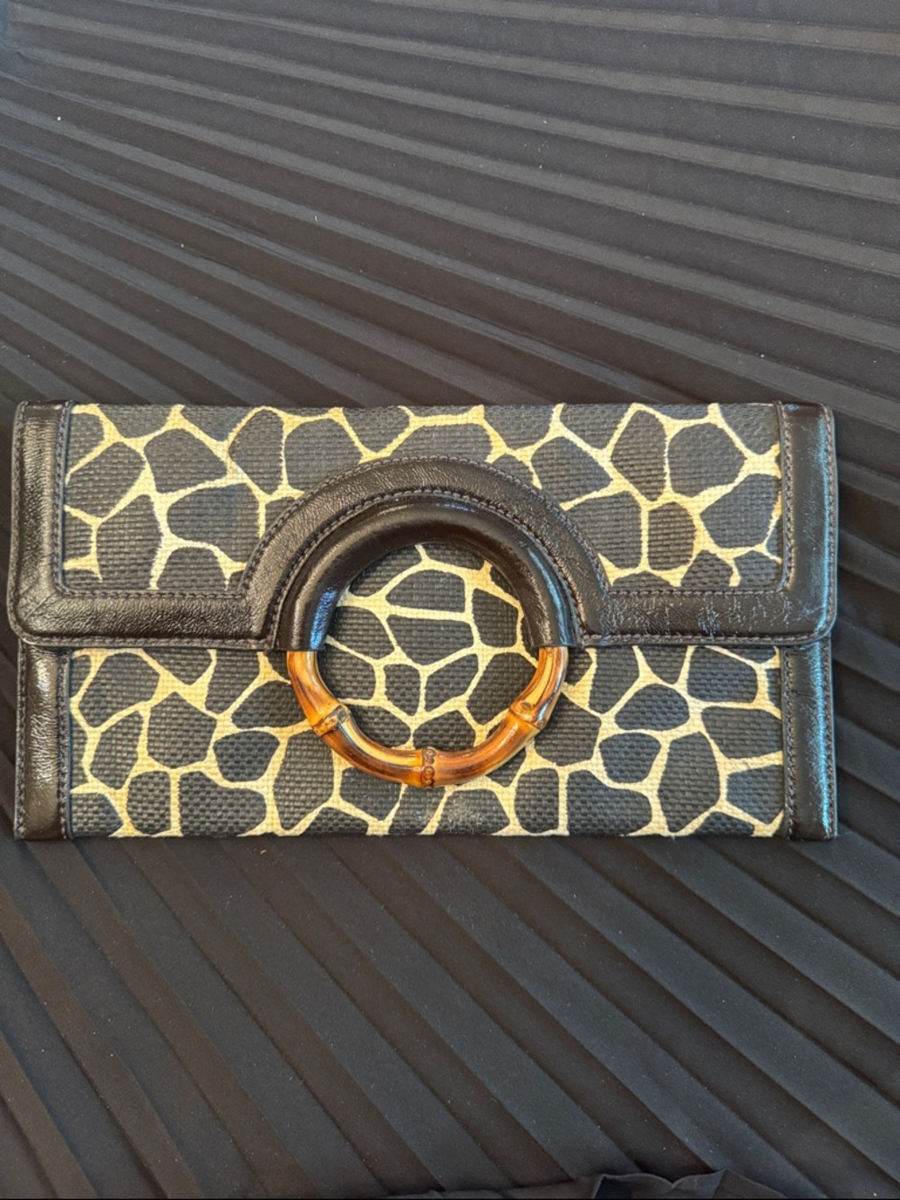 Banana Republic Giraffe Print Clutch NWT